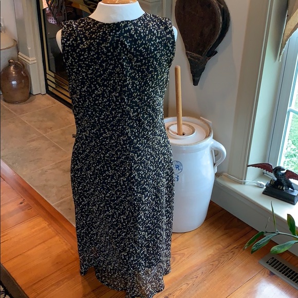 FLP Sleeveless Dress Size 12 Blk/Brown/Taupe/White - Picture 5 of 7